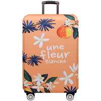 Plant Flower Thicken Luggage Cover Travel Accessories For 18-32Inch