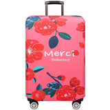 Plant Flower Thicken Luggage Cover Travel Accessories For 18-32Inch