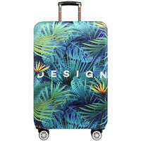 Plant Flower Thicken Luggage Cover Travel Accessories For 18-32Inch