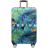 Plant Flower Thicken Luggage Cover Travel Accessories For 18-32Inch