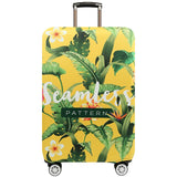 Plant Flower Thicken Luggage Cover Travel Accessories For 18-32Inch