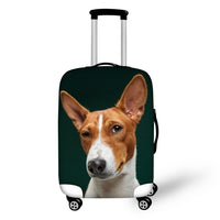 TWOHEARTSGIRL Travel Accessories Cartoon Basenji Dog Print