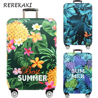 Plant Flower Thicken Luggage Cover Travel Accessories For 18-32Inch